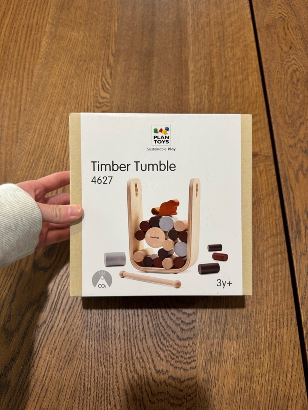 PlanToys Timber Tumble Wooden Game – NEW Sealed Montessori Balance Toy